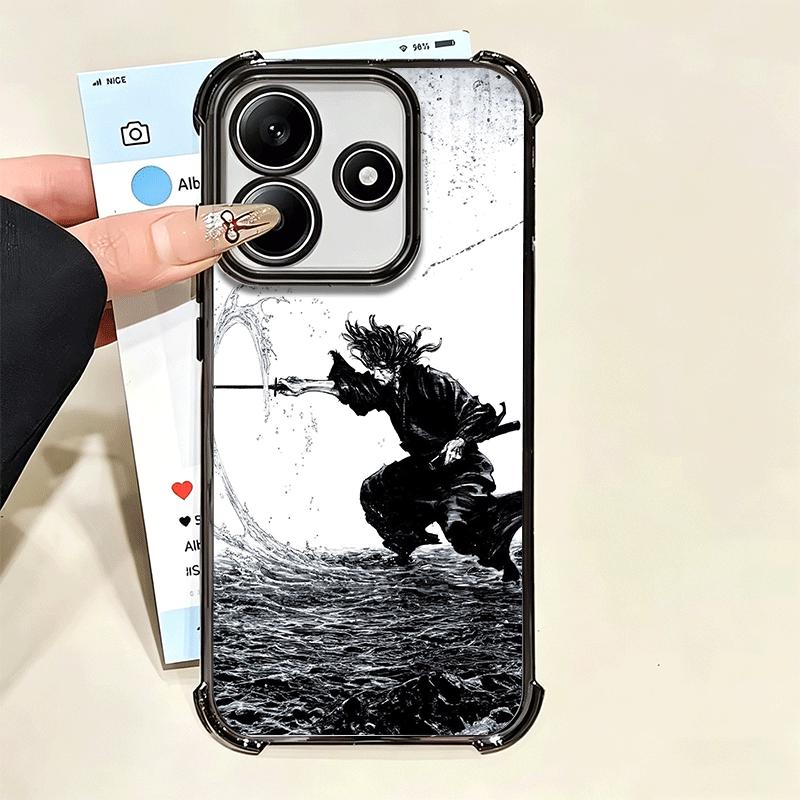 Vagabond Samurai Manga Soft Phone Case For Xiaomi Poco X7 X8 Pro Max X6 X5 X3 F8 Ultra F7 M8 M7 M5S Redmi 15C 15A 15 14C 13C 12C