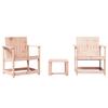 VidaXL Salon de Jardin 3 pcs, Canapés de Patio, Ensemble de Meubles, Mobilier de Terrasse Arrière-cour Exterieur, Bois 832633
