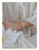 2025 New 6-7mm Near Round Freshwater Pearl Bracelet with 18k Gold-Plated Copper - Light Luxury, Simple & Versatile Style