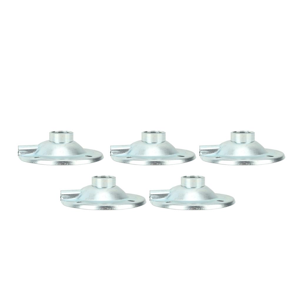 5PCS Industrial Lamp Shade Iron Warehouse Factory Mining Light Lampshade Internal Thread G1 2
