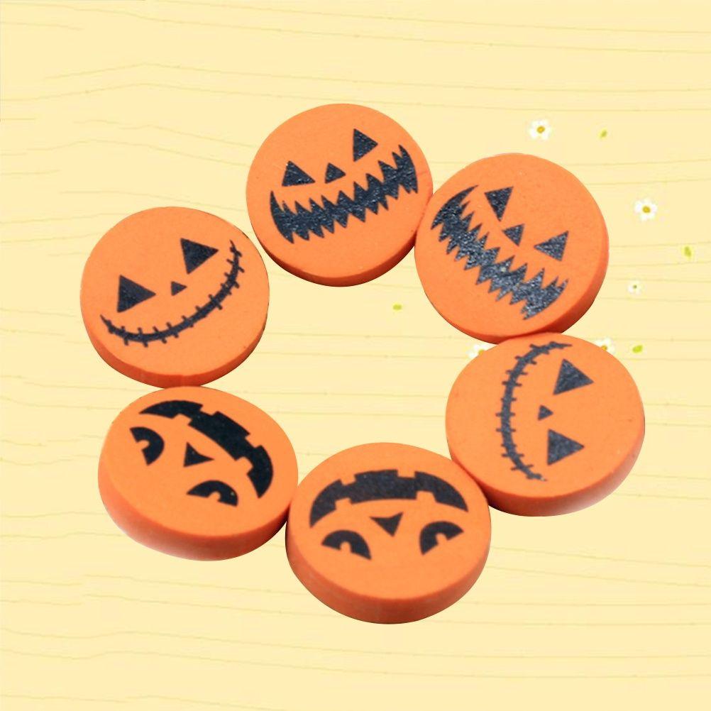 School Without leaving any trace Correction Supplies Pencil Rubber Pumpkin Eraser Halloween Eraser