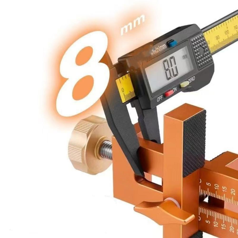 2 In 1 Cabinet Door Installation Positioner Hole Opening Tool Adjustable Aluminum Alloy Cabinet Portable Cabinet Mount Locator