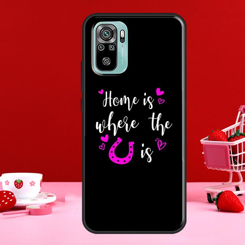 

Home Is Where The Horse Is для Xiaomi Redmi Note 8 9 10 11 Pro Note 10S 9S 11S Чохол для Redmi 9 10 9T 9A 9C Coque Redmi 9C