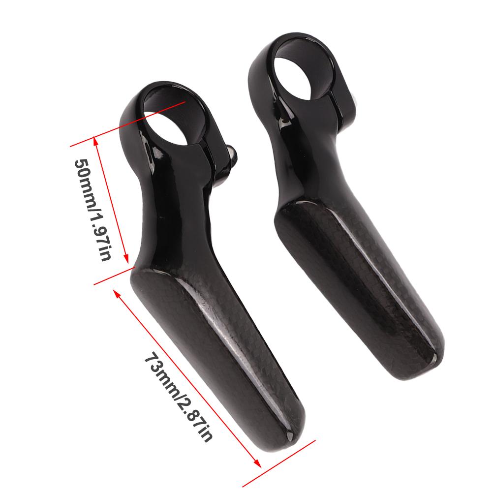 1 Pair L Shape Bike Handlebar Bar Ends Ergonomic Bike Auxiliary Handlebar  Mountain Bike Riding