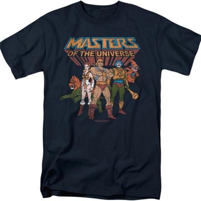 Popfunk Masters of The Universe Team of Heroes Unisex Adult T Shirt