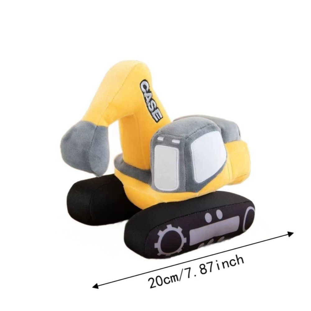 Cushion Excavator Plush Toys Home Decorative Stuffed Excavator Machine Plush Pillow For Boys