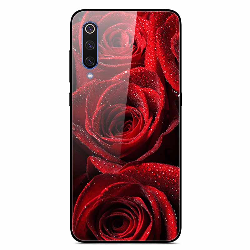 For Xiaomi Mi A3 Cases Luxury Tempered Glass Space Phone Covers for Xiaomi MI 9 Lite Case 9lite MiA3 Hard Back Shell Protective