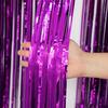 5pcs 100x200cm Glitter Rain Curtain Door Tassel Shiny Foil Streamer Party Backdrop For Birthday Wedding Prom Party Decoration