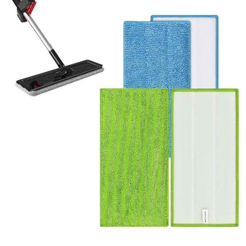 Washable Absorbing Microfiber Pad Compatible With Flash Power Mop Cleaning Floor