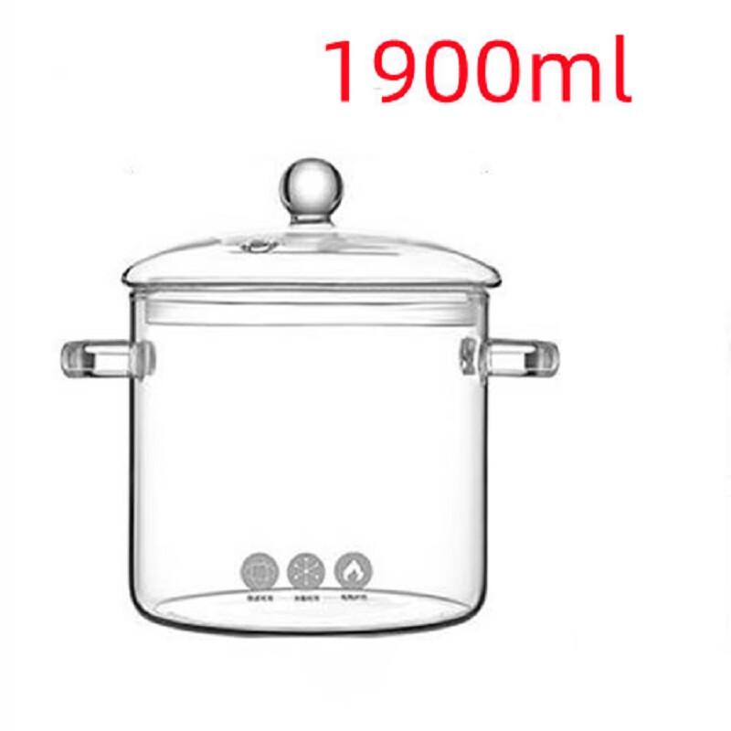Yoshida Takumi Round High Borosilicate Glass Stew Pot
