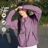 Tantuozhe Women's Purple Ice Silk UV Protection Summer Jacket