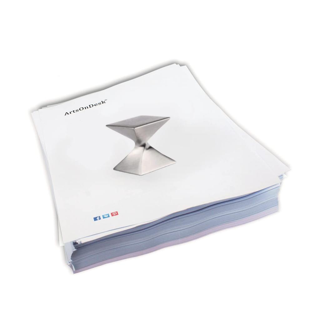 ArtsOnDesk Modern Art Paperweight Stainless Steel with Satin Patent Perfect as a Calligraphy Gift or ST206B, Finish, Pending, Figurine.