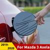ABS Car Styling Auto Oil Cap Fuel Tank Cover Sticker Exterior Decoration For Mazda 3 BP -  2024 2025 Accessories