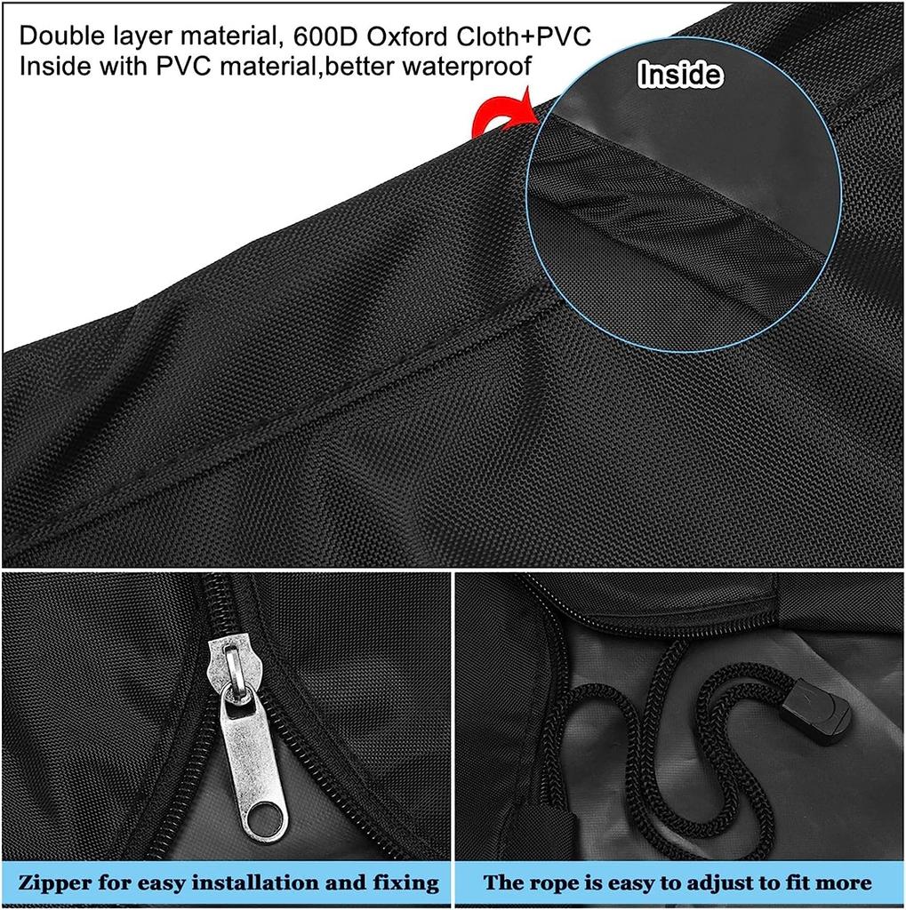 Boat Cover Outboard Motor Cover 5Hp-250Hp Heavy Duty 600D Oxford Waterproof Motor Cover Outboard