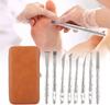  Pedicure Tools Set Manicure Knife Kit Stainless Steel Toe Pedicure Knife Nail Clipper Feet Scraper Dead Skin Remove