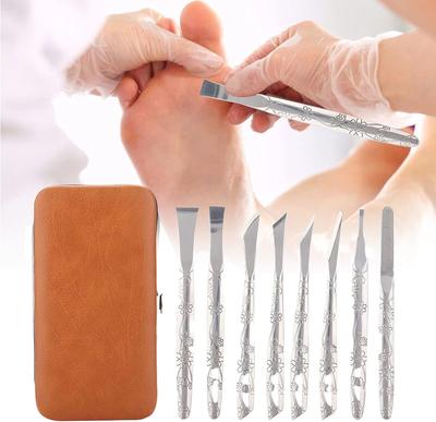 Set de Herramientas para Pedicura Kit de Cuchillo para Manicura Cuchillo para Pedicura de Pies de Acero Inoxidable Cortauñas Raspador de Pies Eliminar Piel Muerta