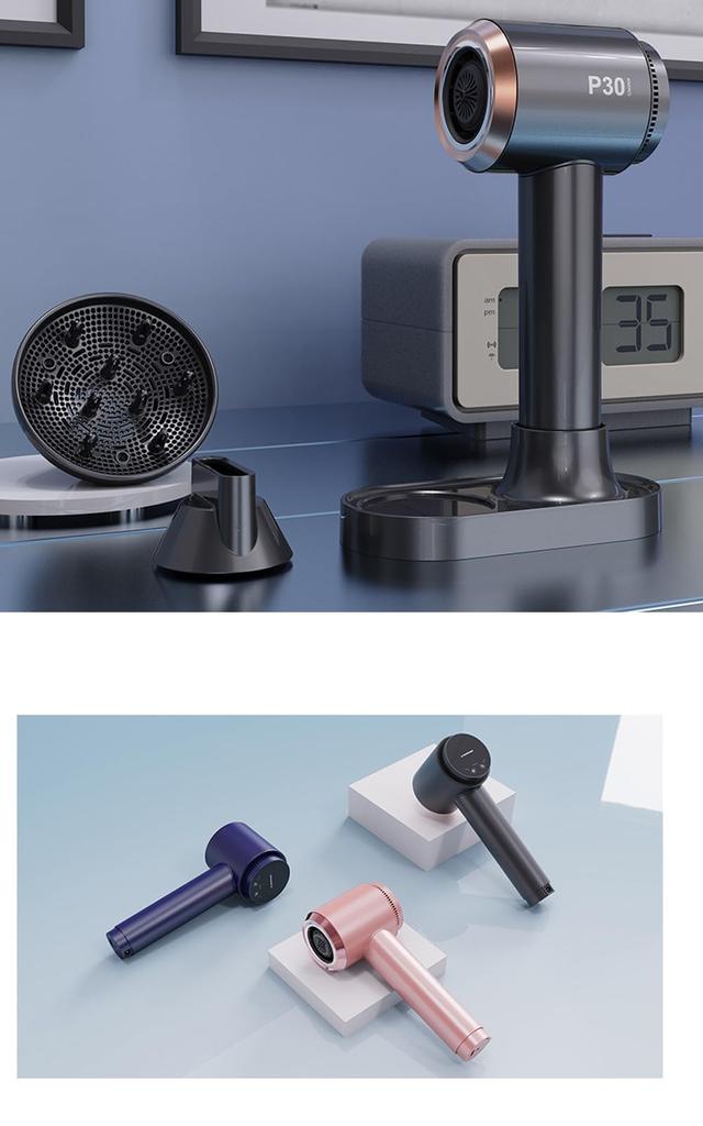 Cordless hair hair cordless hair large air quick rechargeable hair cold warm temperature touch negative constant dedicated stand air speed no cord can