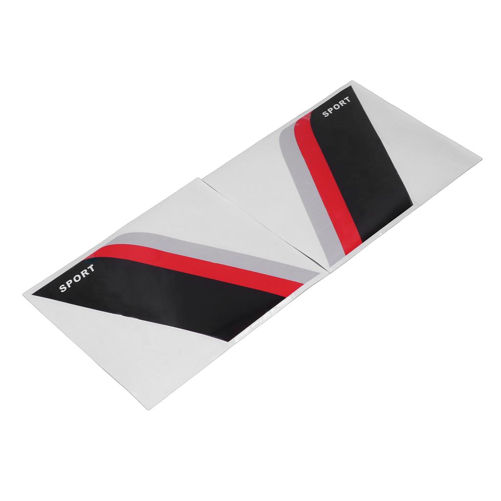 2pcs Car Body Sticker Sports 3 Colors Waterproof Decorative Stripe Decals for Vehicles