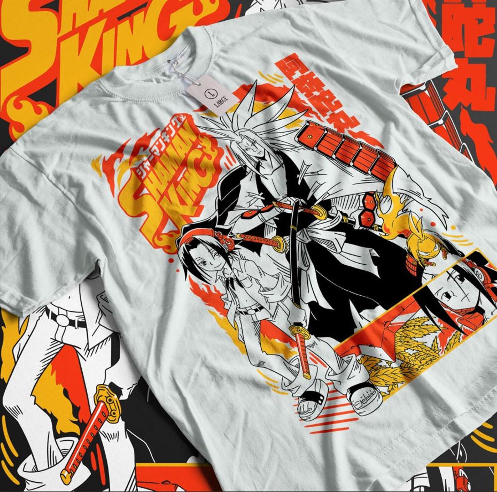 Shaman King Yoh Asakura T shirt, Anime Shirt, Manga Shirt, Japanese Shirt XL