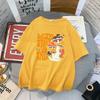 Material Retro Apricot Mushroom Cute T Shirts Oneck Casual 100 Cotton Plus Size Unisex Unisex Tshirts 2022 Streetwear Clothes
