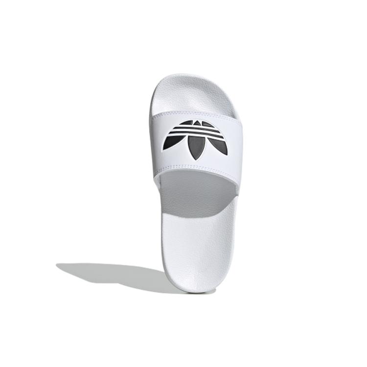 adidas Originals ADILETTE LITE Synthetic Leather Kids' Slippers White Black Teenagers EG8272