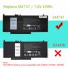 6MT4T 7.6V 62Wh Laptop Battery For Dell Precision 15 3510 M3510 For Latitude E5470 E5570 14 5470 15 5570 7V69Y TXF9M 79VRK
