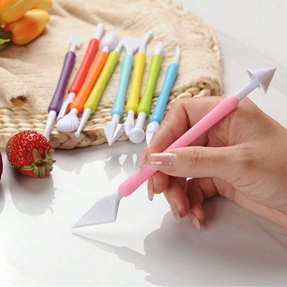 Cake Fondant Pens Edible Art Decorator Pens Cake Decoration Flower Carvied Tool Sugarcraft Fondant Cake Modelling Carving Cutter