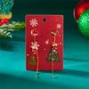 Christmas Crawling Santa Claus Earrings For Women Men Xmas Hat Glove Candy Snowflake Star Fringe Dangle Creative Holiday Jewelry