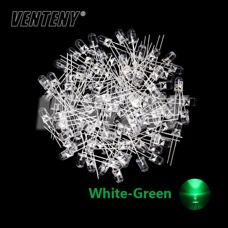 3mm 5mm LED dioda Různé velikosti Sada Bílá Zelená Červená Modrá Žlutá Oranžová F3 F5 LED diody Světelné diody Elektronická sada vzorků