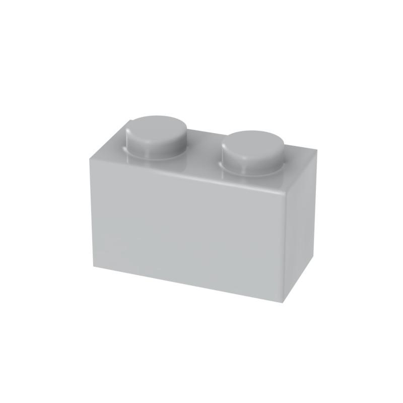 40PCS Thick 1x2 Dots Bricks DIY Building Blocks Figures Educational Creative Size Compatible with 3004 ABS Toys for Children