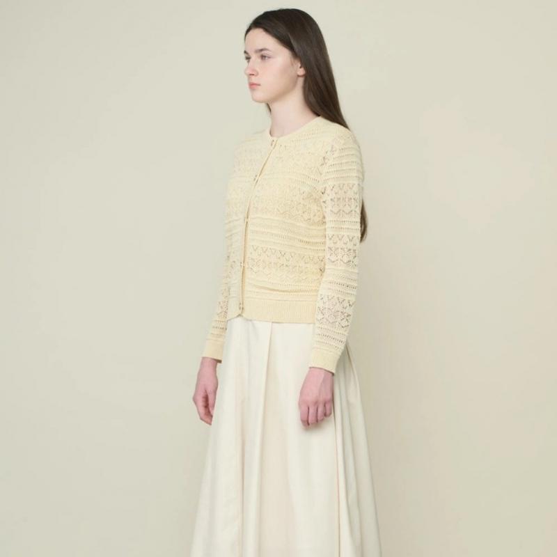 Bcbg Scalloped Twin Knit Cardigan B6m3k105