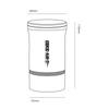 Coffee Coffee Powder Filter with 5 Holds up to Magnetic Espresso Dosing Coffee Powder Shaker MHW-3BOMBER Sieve, Meshes, 60g, Container, Cup, Filter,