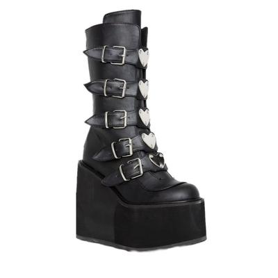Fashion 2025 Winter Women Boots Fashion Motorcycle Boots Booties for Women Platform Shoes Ladies New Snow Boots Black Shoes Women's Boot
