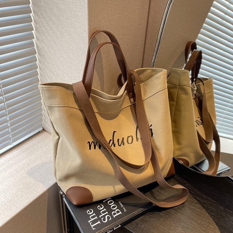 Stylish And Versatile Canvas Tote Bag For Women With Magnetic Closure And Spacious Design