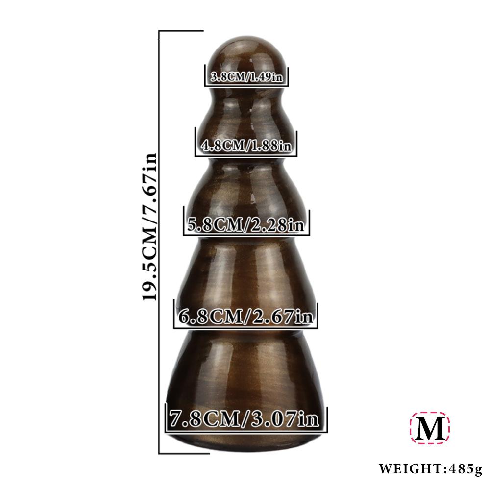 Extra Long Anal Beads with Suction Cup, Large Butt Plug Trainer for Beginner To Advanced, Silicone Anal Sex Toy for Men Women