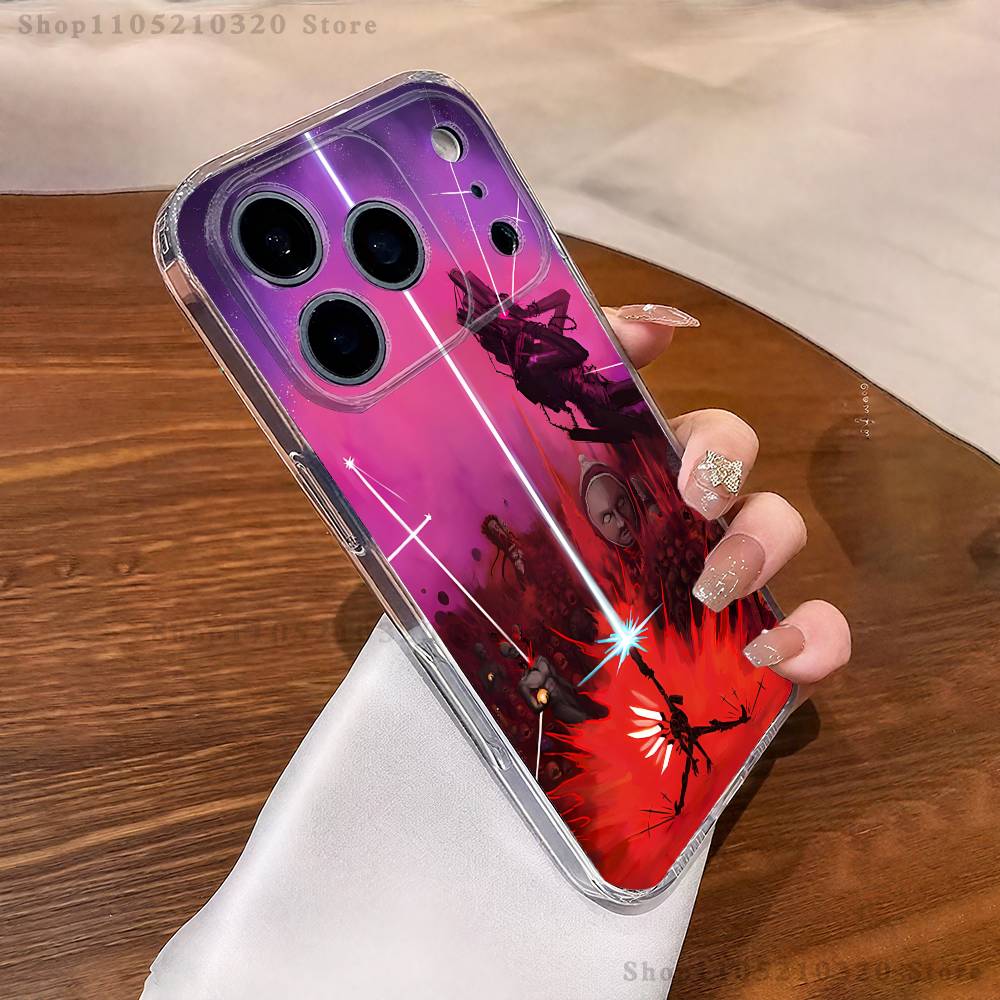 U-Ultrakill Game Phone Case iPhone17 16 15 14 13 12 11 Pro Max Plus Mini Clear Full Back Cover Silicone Soft Shell