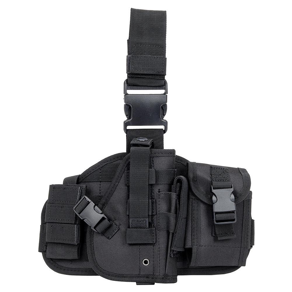 HOT!Universal Tactical Gun Holster Thigh Pistol Bag Pouch Leg Harness Outdoor Adjustable Detachable MOLLE Hunting Leg Holster CS