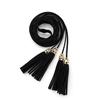 Women'S Ethnic Style Skirt Decorative Belt Women'S Hollow Fringed Knotted Strap Fine Waist Chain Belt