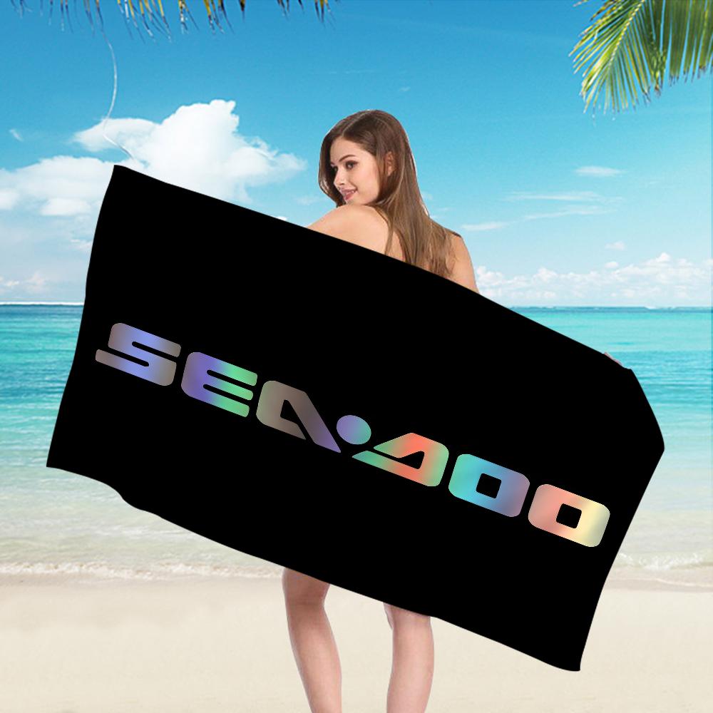 S-Sea D-Doo Seadoo Microfiber Beach Towel Absorbent Quick dry Soft Yoga Swimming Resort Mountain Climbing Towel