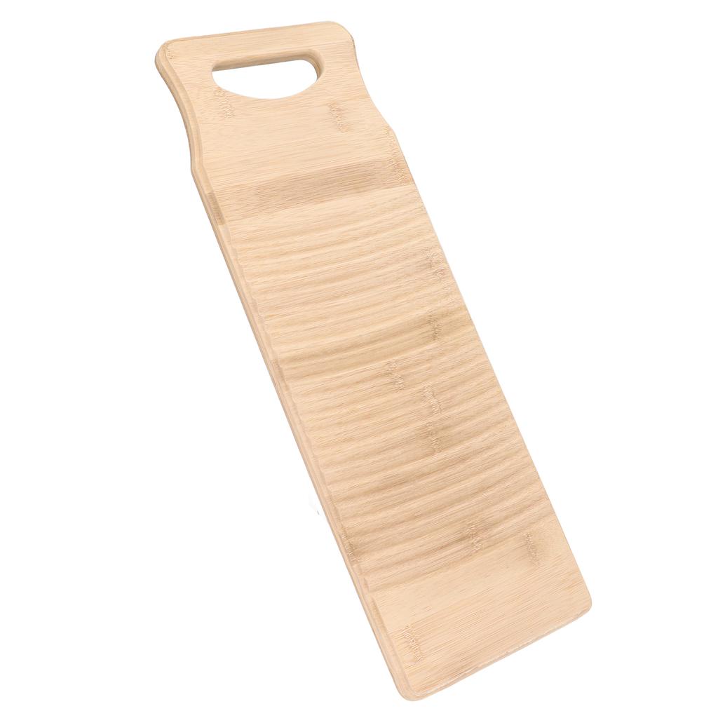 Bamboo Washboard Wooden Color Approx 19.7in Long Thickened Natural Bamboo Wear Resistant Sturdy Durable Wash Board