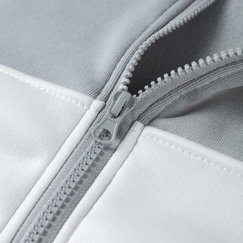 Loose Tracksuit Women Trouser Suits Loose Contrast Zipper Sweat Jacket Stripe Sweatpants Female 2 Piece Set  Autumn Lady Outwear