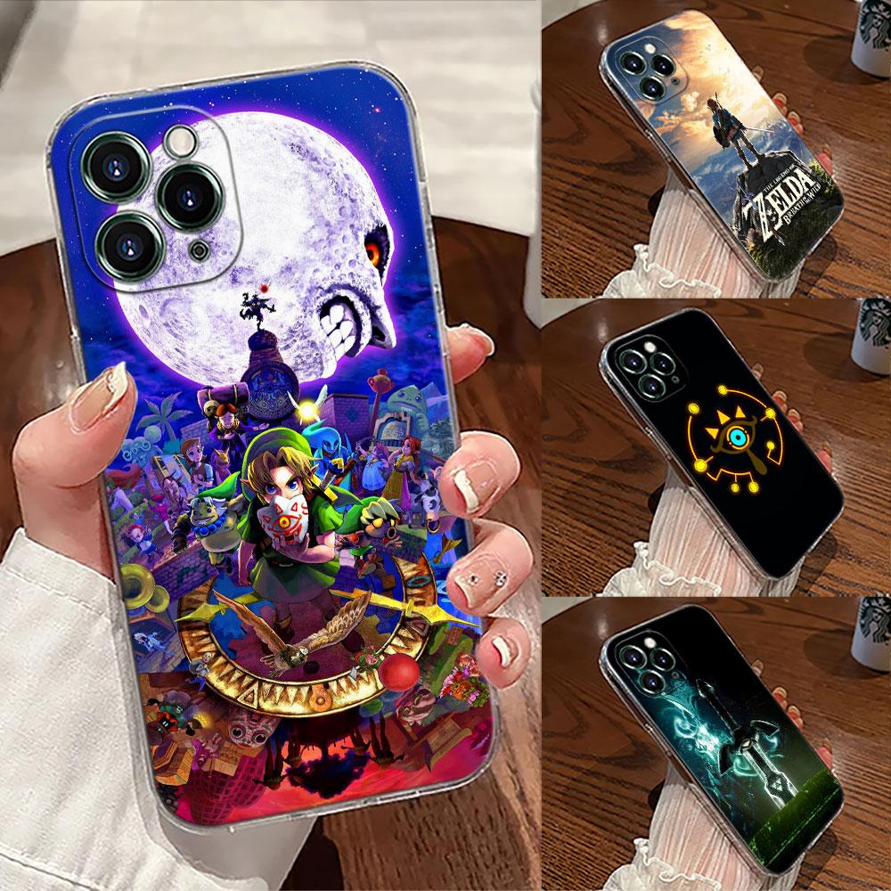 The L-Legends-Zeldas Game Case For Apple iPhone 17 16 15 14 13 12 11 Pro Max 16 Plus 16E 17Air 17Pro Phone Cover Silicone Funda