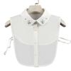 Perfect Match Elegant Womens False Collar For Sweater Shirt Accessories Female Handmade Rhinestone Beads Detachable Collar Girls