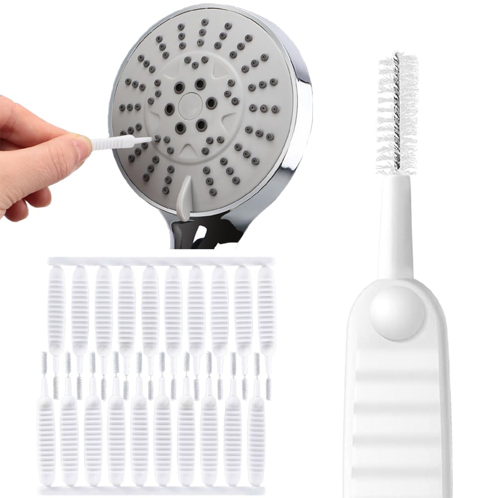 Hodaqe Polypropylene Handle Shower Head Cleaning Brush for Small Hole,Multifunctional Shower Head Cleaner Tool Anti Showerhead Cleaning Brushes Pic