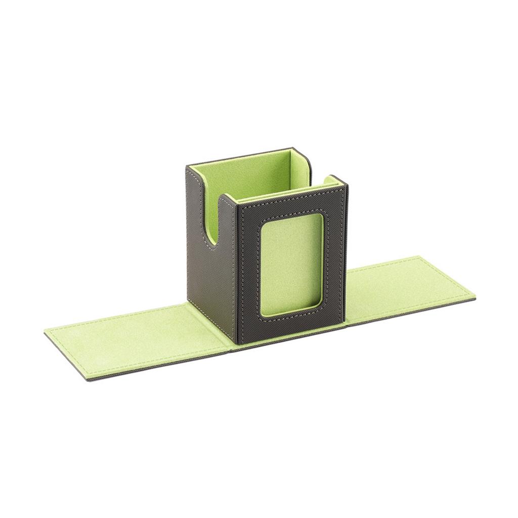 PU Leather Trading Card Deck Storage Box Gathering Card Toy Container Collectibles Game Card Collector Storage Case