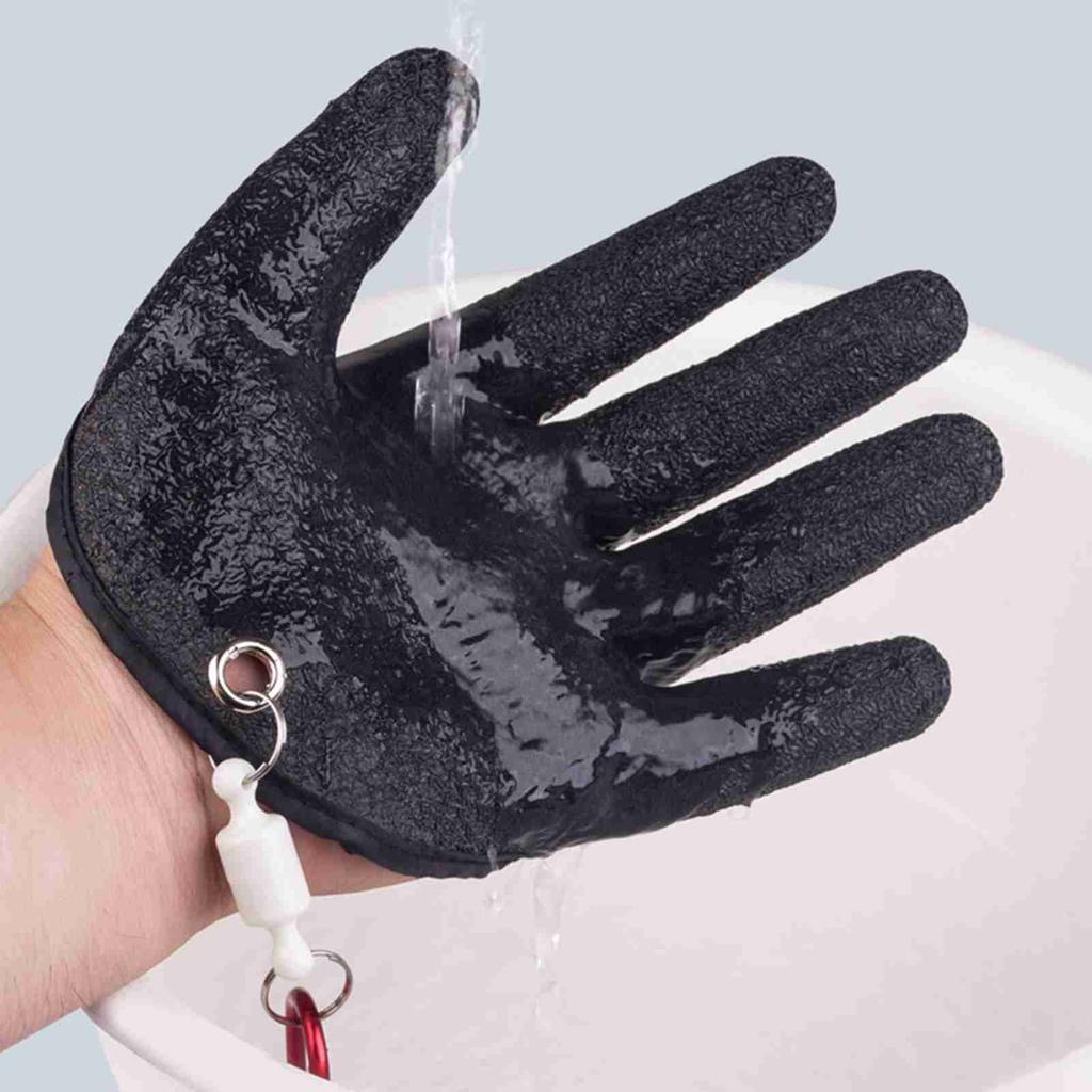 1pc Fishing Glove with Magnet Release Fisherman Professional Fish Catching Glove Anti Slip Fishing Glove Protects Hand