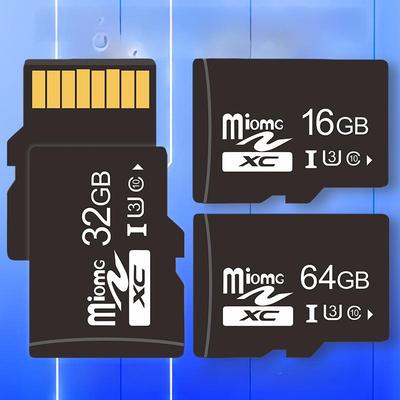 Memory Cards for Cameras, Mobile Phones, Monitoring, Driving Recorders, In Various Sizes: 8GB, 16GB, 32GB, 64GB, 128GB.