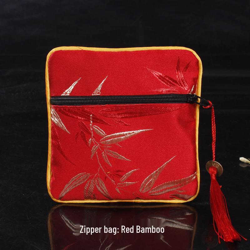 Chinese Osmanthus Embroidered Silk Brocade Sachet - Ethnic Style