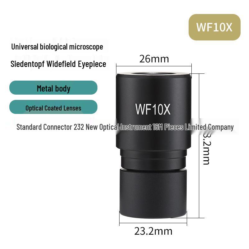 Biological Microscope 23.2mm Wide-Angle Ramsden Eyepiece WF10X/16 WF16X/11