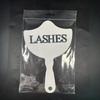 Eyelash Technician Photo Prop Acrylic Handheld Mirror Lash Beauty Cards For Social Media Lash Salon Lash Extension Displaytools